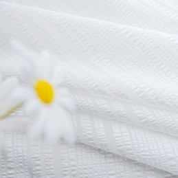 Moderne Voile Tylgardin, Målrettet, Ensfarvet, Hvid, Transparent, Til Stuen