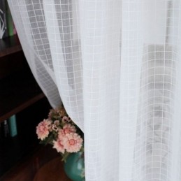 Moderne Transparente Gardiner I Tyl Til Stue Og Soveværelse