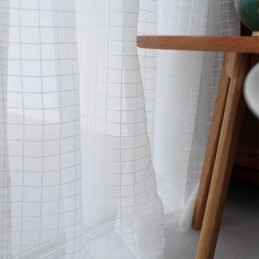 Moderne Transparente Gardiner I Tyl Til Stue Og Soveværelse