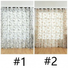 Europæisk Transparent Gardin, Specialfremstillet Gardin, Rustikt Blomstertyl Til Stue, Soveværelse