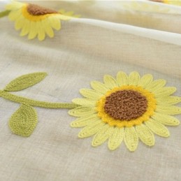 Europæisk Transparent Gardin, Specialfremstillet Gardin, Rustikt Blomstertyl Til Stue, Soveværelse