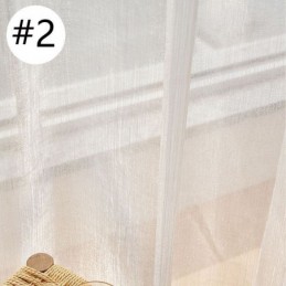 Moderne Jacquard-Gardin I Tyl, Specialfremstillet Til Stue, Soveværelse