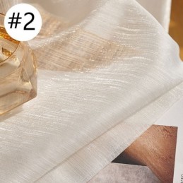Moderne Jacquard-Gardin I Tyl, Specialfremstillet Til Stue, Soveværelse