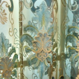 Europæisk Elegance, Transparent Gardin, Specialfremstillet Gardinpanel Til Stue, Soveværelse