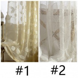 Bladformet Tylgardin, Skræddersyet Gardin, Moderne Vinduesgardiner, Voile, Gaze, Til Stue, Soveværelse