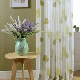 Elegant Lotus Voile Gardin,...