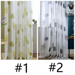 Elegant Lotus Voile Gardin, Skræddersyet Gardinpanel Til Stue, Soveværelse