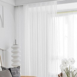 Moderne Blomsterdesign Gardin Skræddersyet Tyl Vinduesgardin Til Stue Soveværelse