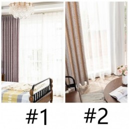 Moderne Mørklægningsgardiner I Jacquard Til Stuen, Specialfremstillet Efter Mål