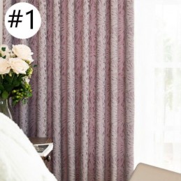 Moderne Mørklægningsgardiner I Jacquard Til Stuen, Specialfremstillet Efter Mål
