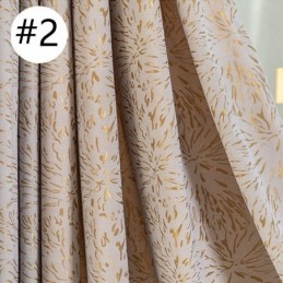 Moderne Mørklægningsgardiner I Jacquard Til Stuen, Specialfremstillet Efter Mål