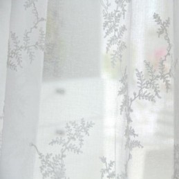 Hvidt, Transparent Gardin, Målrettet, Broderet Tylgardin Til Stue, Soveværelse