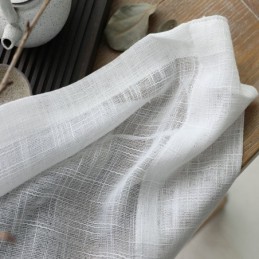Hvidt, Transparent Gardin, Skræddersyet Gardin, Ensfarvet, Alle Matchende, Voile, Stue, Soveværelse