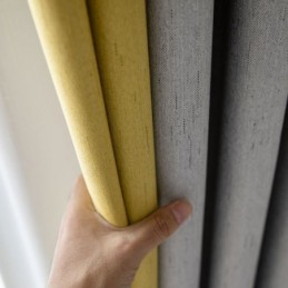 Dobbeltfarvet Splejsningsgardin Skræddersyet Gardin Moderne Enkel Halvmørklæggende Stue Soveværelse Stof