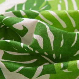 Bananbladprint Gardin Skræddersyet Nordisk Stil Stue Soveværelse Arbejdsværelse Delvist Mørklæggende Stof