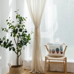 Japansk Klassisk Transparent Gardin, Specialfremstillet På Mål, Gardin Solid Engineering
