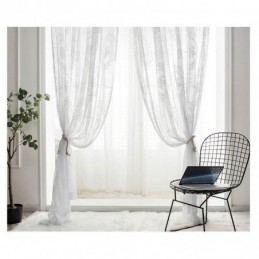 Europæisk Stil, Transparent Gardin, Skræddersyet Gardinpanel, Blonderosa Og Spejlgardin, Voile, Balkon, Karnap, Et