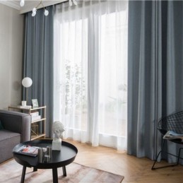 Mørklæggende Gardin I Hørfrø, Specialfremstillet, Ensfarvet, Miljøbeskyttelse, Mørklægningsgardin