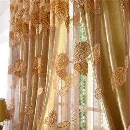 Moderne, Transparente Gardiner, Skræddersyet Gardin, Minimalistisk Jacquard, Stue