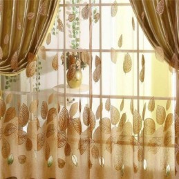 Moderne, Transparente Gardiner, Skræddersyet Gardin, Minimalistisk Jacquard, Stue