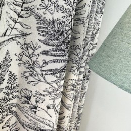 Chenille Gardiner Amerikansk Mørk Jacquard