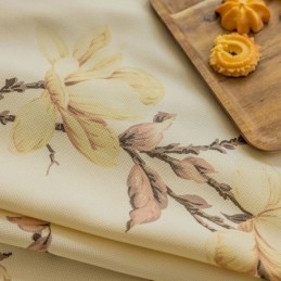 Gardiner Med Amerikansk Blomsterprint Og Mørklægningsgardiner