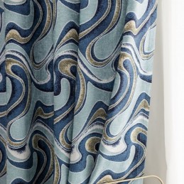 Chenille Print Gardiner Skandinavisk Mørklægning