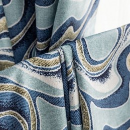 Chenille Print Gardiner Skandinavisk Mørklægning