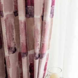 Mørklægningsgardiner Nordisk Chenille Print