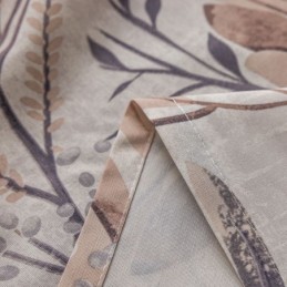 Nordisk Gardin I Specialfremstillet Bomuldsgardin Med Planteprint