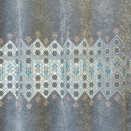 Mørklægningsgardin Skræddersyet Gardin Geometrisk Broderi Nordisk Stil Til Stue Soveværelse