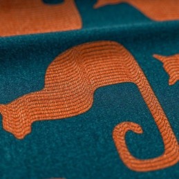 Bomuldsgardin Efter Mål Gardin Killingprint I Nordisk Stil