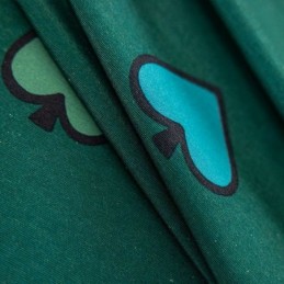 Bomuldsgardin Skræddersyet Gardin I Nordisk Stil Med Hjerteprint