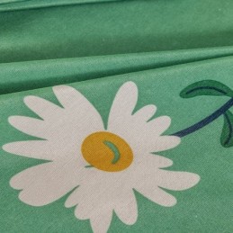 Bomuldsgardin Efter Mål Gardin I Nordisk Stil Med Blomsterprint