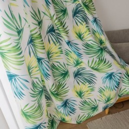 Gardin Efter Mål Gardinbladprint I Nordisk Stil