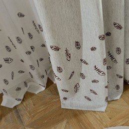 Nordisk Mørklægningsgardin Specialfremstillet Gardin Fiskebensgardin Jacquard Til Stue Soveværelse