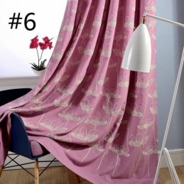 Nordisk Mørklægningsgardin, Specialfremstillet, Gardinplante, Broderet Til Stue, Soveværelse