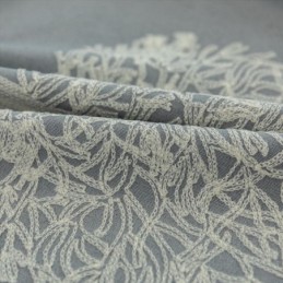 Nordisk Stil Hørgardin, Specialfremstillet Gardintræ, Broderet Til Stue, Soveværelse