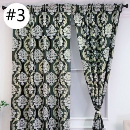 Jacquard Luksusgardin Skræddersyet Europæisk Mørklægningsgardin Til Soveværelse Stue