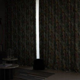 Gardin Efter Mål Oliemalede Blade Amerikansk Trykte Mørklægningsgardiner
