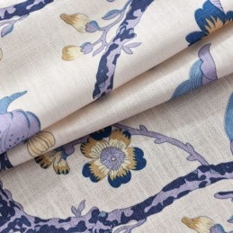 Amerikanske Gardiner Med Blomsterprint Og Mørklægningsgardiner