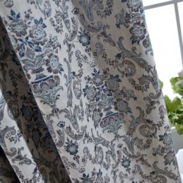 Retro Gardin Efter Mål Gardin Europæisk Broderi Soveværelse