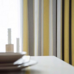 Nordisk Moderne Jacquard Gardin Skræddersyet Gardin Kontraststriber Stue Soveværelse Arbejdsværelse Stof
