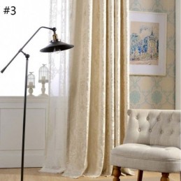 Europæisk Max Mørklægningsgardin Skræddersyet Gardin Luksus Damaskus Jacquard Soveværelse