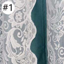 Nordisk Mørklægningsgardin Skræddersyet Gardin Plante Jacquard Stof Garn Integreret