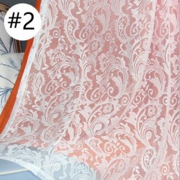 Nordisk Mørklægningsgardin Skræddersyet Gardin Plante Jacquard Stof Garn Integreret