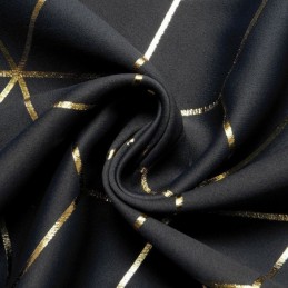 Mørklægningsgardin Skræddersyet Geometrisk Bronzing Nordisk Stil Til Stue Soveværelse