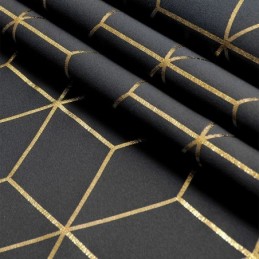Mørklægningsgardin Skræddersyet Geometrisk Bronzing Nordisk Stil Til Stue Soveværelse