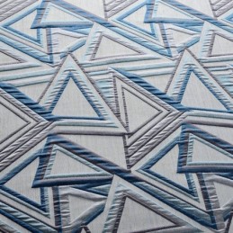 Mørklæggende Gardin I Hør, Specialfremstillet, Nordisk, Geometrisk, Jacquard, Til Stue, Soveværelse