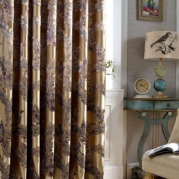 Nordisk Mørklægningsgardin, Specialfremstillet, Gardin Med Fjer, Jacquard, Til Stue, Soveværelse